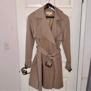 MICHAEL Michael Kors Taupe Trench Coat